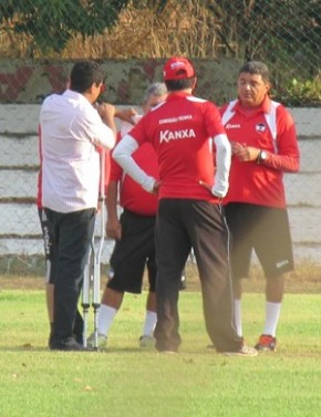 Flávio Araújo garante foco do time, mesmo após turbulência na semana.(Imagem: Josiel Martins)