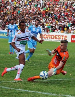 Eduardo marcou seu primeiro gol na Série C após período de um mês se recuperando de lesão.(Imagem: Emanuele Madeira)