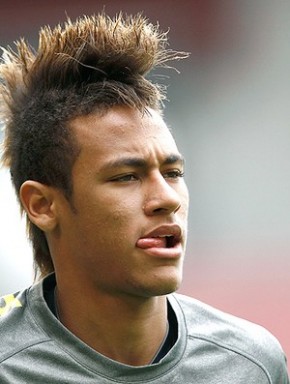 Neymar no treino da Seleção.(Imagem:Reuters)