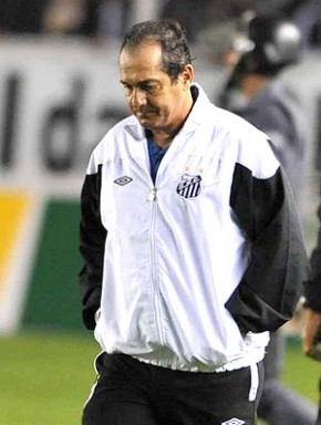 Muricy Ramalho lamentou a derrota do Santos.(Imagem:Ricardo Saubin / Site Oficial do Santos)