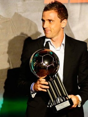 Montillo no Troféu Bola de prata.(Imagem:Marcos Ribolli/Globoesporte.com)