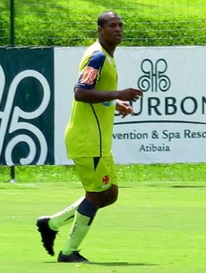 Kim treina com o Vasco em Atibaia.(Imagem:Gustavo Rotstein / Globoesporte.com)