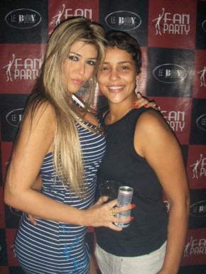Fernanda Girão com a ex, Nise Palhares. (Imagem:Reprodução )