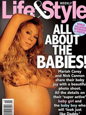 Mariah Carey sem roupa em capa de revista(Imagem:Divulgação)