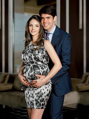 Kaká e Caroline Celico(Imagem:L. Jean / Revista Hola!)