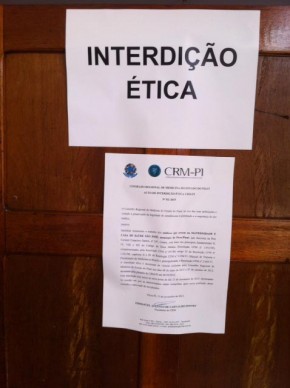 CRM interdita hospital e maternidade de Picos.(Imagem:Cidade Verde)