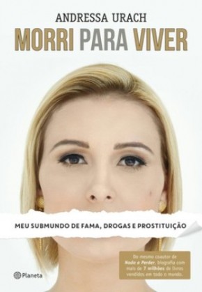 A capa do livro de Andressa Urach.(Imagem:Divulgação)