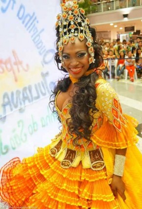 Juliana Márcia é a campeã do concurso de rainhas caipira do PI.(Imagem:Flávio Farias/Arquivo Pessoal)