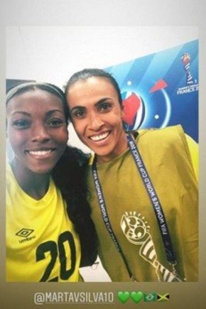 Cheyna Matthews é atacante da Seleção jamaicana.(Imagem:Reprodução/Instagram)