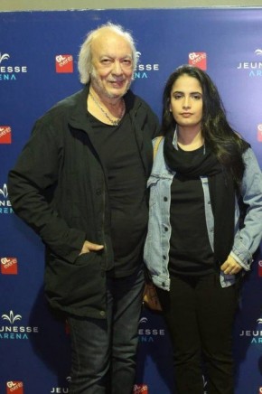 Erasmo com a mulher, Fernanda Passos.(Imagem:Reginaldo Teixeira)