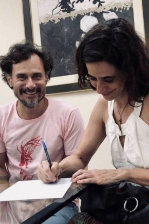 Atores Enrique Diaz e Mariana Lima se casam após 20 anos de união(Imagem:Reprodução/Instagram)