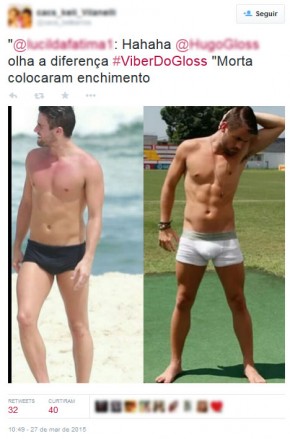 Twitter sobre o Rafael Licks (Imagem:Reprodução / Twitter)