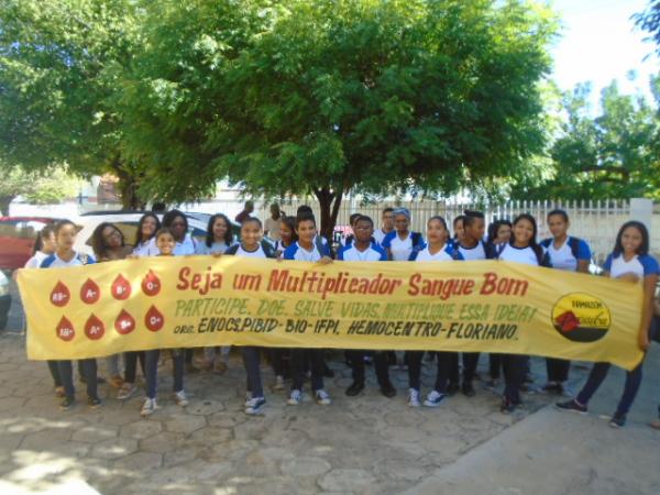 Hemocentro de Floriano celebra Dia Mundial do Doador Voluntário de Sangue.(Imagem:FlorianoNews)