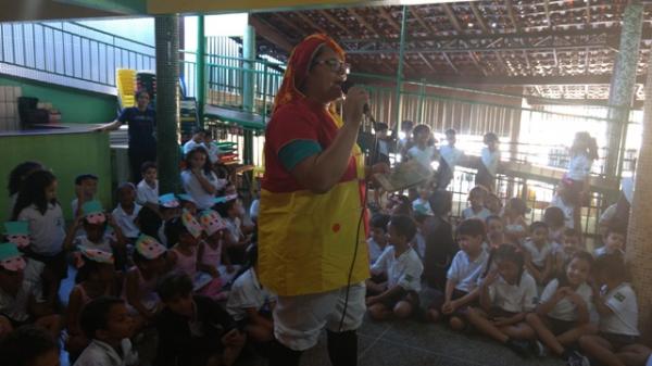 Escola Pequeno Príncipe promoveu atividades no Dia do Livro Infantil.(Imagem:EPP)