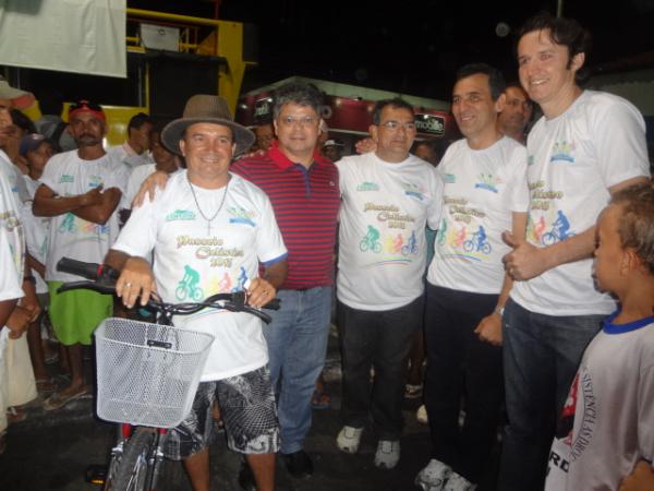 Passeio ciclístico de Floriano celebra aniversário do município.(Imagem:FlorianoNews)