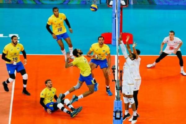 Brasil perde da França e fica com vice-campeonato da Liga Mundial.(Imagem:Divulgação/FIVB)