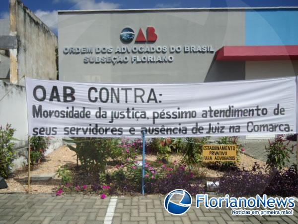 Audiência na OAB de Floriano discute problemas do Poder Judiciário.(Imagem:FlorianoNews)