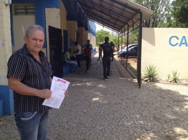 Francisco da Chagas faz Enem em Teresina.(Imagem:Gustavo Almeida)