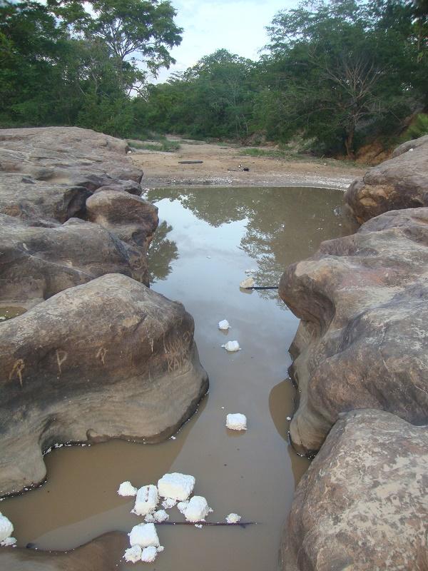 Poção da Taboca onde a vítima se afogou. (Imagem:Temístocles Filho/jc24horas)