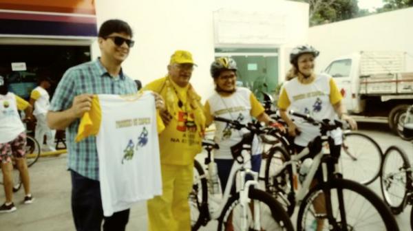 Passeio Ciclístico de Ramos reúne desportistas profissionais e amadores de Floriano.   (Imagem:FlorianoNews)