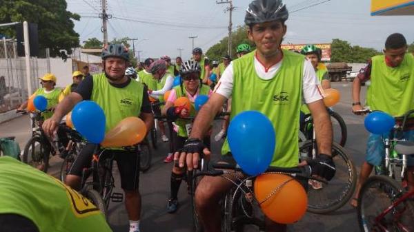 Atletas e ciclistas amadores participam de passeio ciclístico promovido pelo Sesc(Imagem:FlorianoNews)