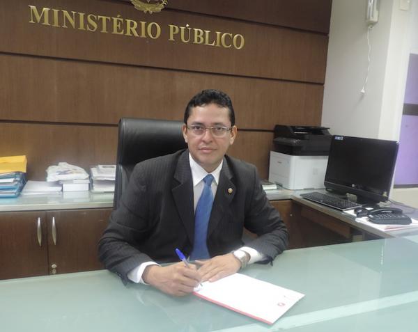 Promotor-geral da justiça, Cleandro Moura.(Imagem:Divulgação/MP)