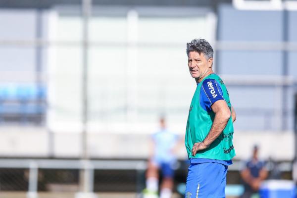 Renato Gaúcho, técnico do Grêmio.(Imagem:Lucas Uebel/Grêmio)