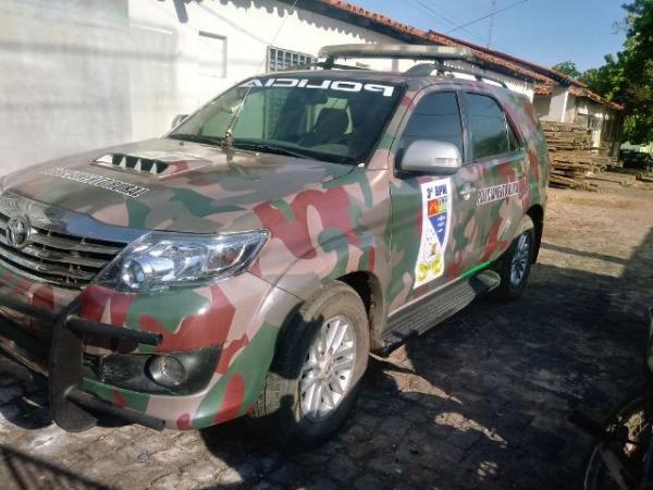 3° BPM recebe veículos para reforçar policiamento na zona rural de Floriano.(Imagem:3BPM)