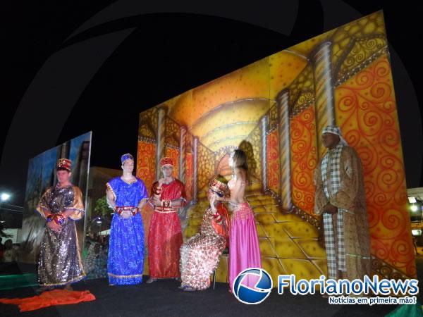 Espetáculo natalino encerrou programação cultural em Floriano.(Imagem:FlorianoNews)
