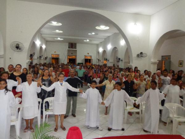 Paróquia de Santo Antônio, em Barão de Grajaú, celebra o Domingo de Ramos.(Imagem:FlorianoNews)