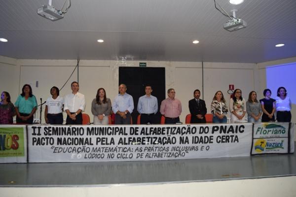 Professores de Floriano e Nazaré do Piauí participam do II Seminário do Pnaic.(Imagem:Waldemir Miranda)