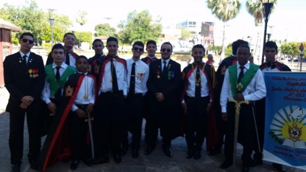 Ordem Demolay participa de evento cívico e planta 55 árvores em Floriano.(Imagem:Anderson Carnib)