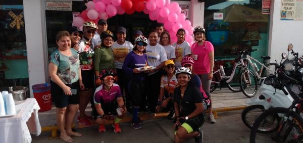  Passeio ciclístico é realizado em Floriano para homenagear as mulheres.(Imagem:FlorianoNews)