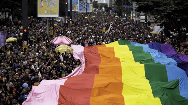 Com 19 trios e ex-Spice Girls, Parada do Orgulho LGBT deve lotar a Paulista.(Imagem:Divulgação)