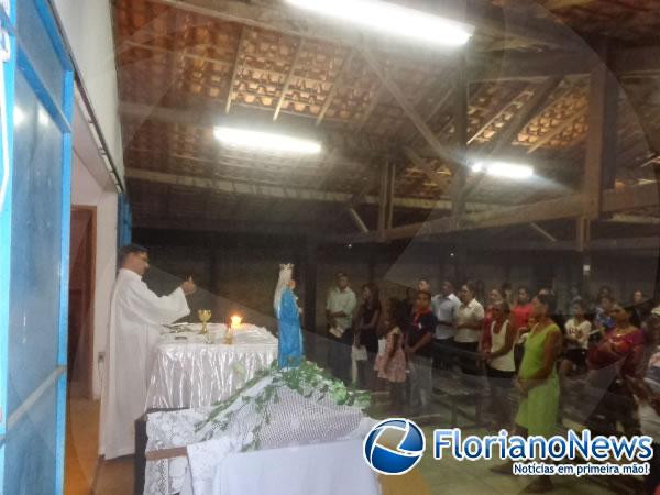 Festejo de Nossa Senhora dos Remédios é encerrado no bairro Meladão.(Imagem:FlorianoNews)