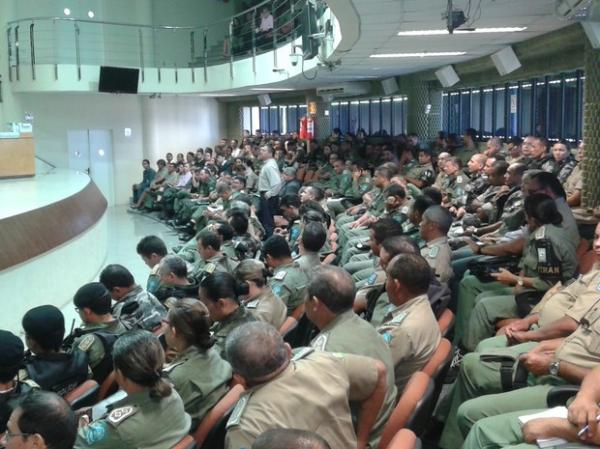 Seis mil policiais militares devem fazer a segurança nas eleições.(Imagem:Catarina Costa/G1)