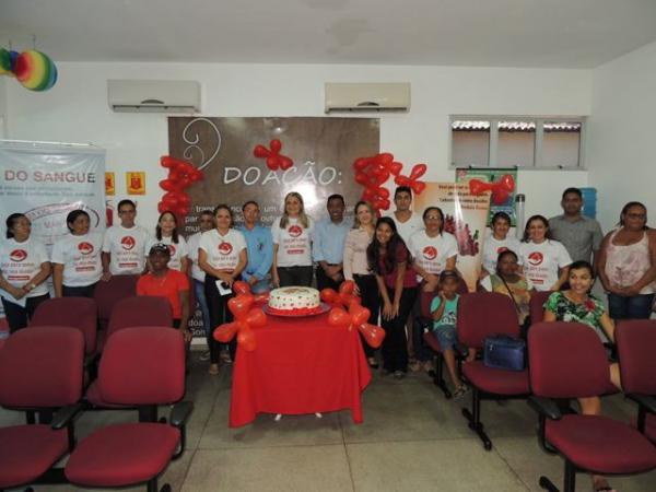 Hemocentro de Floriano celebra 18º aniversário.(Imagem:Jaquelina Nascimento)
