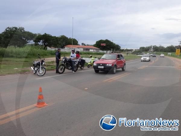 Polícia Militar realizou blitz repressiva em Barão de Grajaú.(Imagem:FlorianoNews)