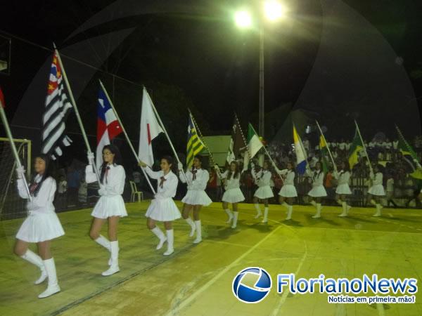 Realizada abertura dos jogos interclasses da Escola Pequeno Príncipe.(Imagem:FlorianoNews)