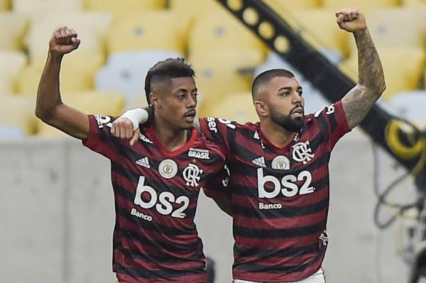 Juntos, Bruno Henrique e Gabigol somam 48 gols em 2019.(Imagem:Alexandre Loureiro/BP Filmes)