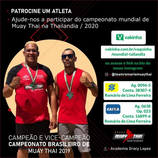 Patrocine um atleta de Muay Thai(Imagem:Reprodução)