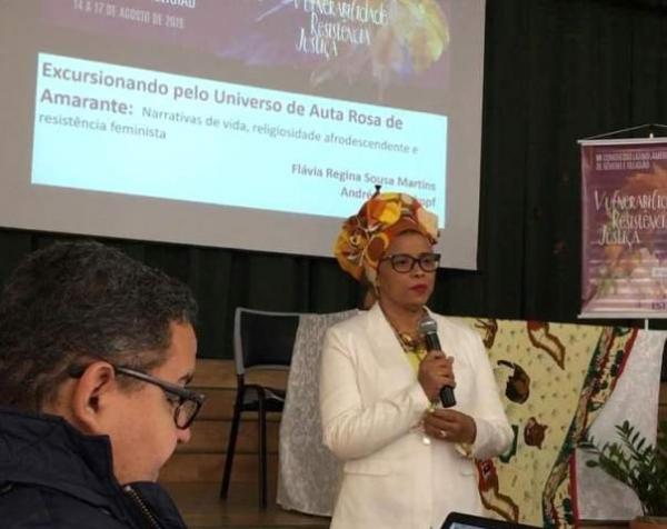 Professora Flavia Regina Sousa Martins(Imagem:FAESF)