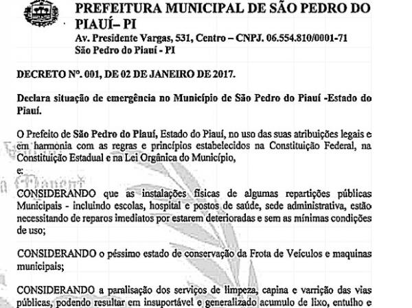 Decreto foi divulgado Di&aacute;rio Oficial do estado.(Imagem:Divulga&ccedil;&atilde;o)