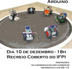 IFPI realiza I Campeonato Interno de Robôs Autônomos com Arduino(Imagem:Divulgação)