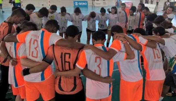 Caic vai à final do handebol dos Jogos Escolares da Juventude.(Imagem:COB)