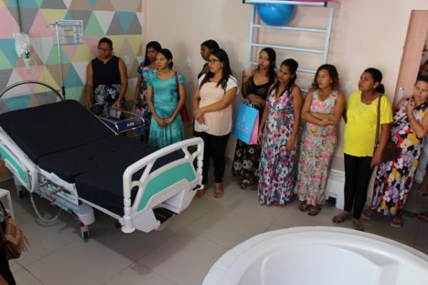 Mulheres participam de encontro sobre gestação e pós-parto no Hospital de Floriano.(Imagem:FlorianoNews)