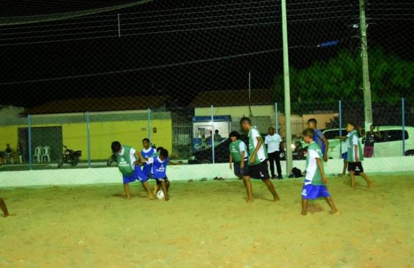 Escolinha de Futebol que beneficiará cem crianças.(Imagem:Secom)