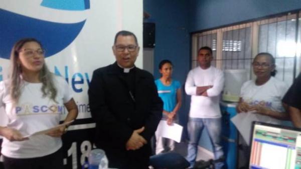 Rádio Comércio e Portal Floriano News recebem visita do Bispo Dom Edivalter Andrade.(Imagem:FlorianoNews)