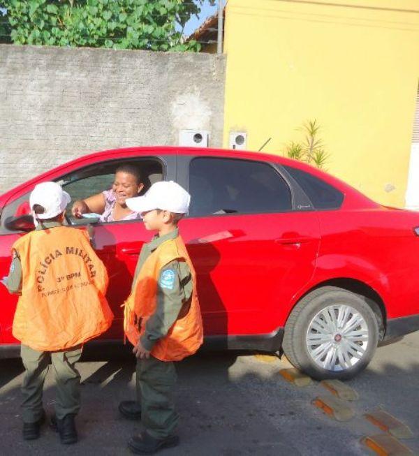 Escola Pequeno Príncipe realizou ações educativas em comemoração à Semana Nacional de Trânsito.(Imagem:EPP)