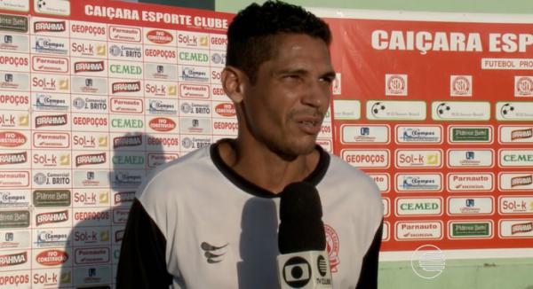 Juninho Cearense, meia do Caiçara.(Imagem:Reprodução/TV Clube)